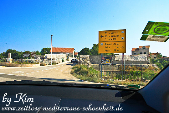 Kreuzung bei Gornji Humac