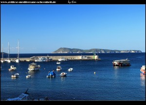 Blick auf die Insel Biševo