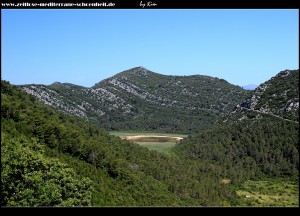 Blick nach Weste auf die Talenge und dem dahinter liegenden Blatina