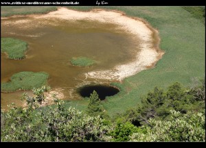 Der Morast/Blatina beim Dorf Blato