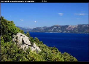 Blick auf Pelješac