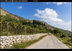 Straße von Podgora nach Mravinca