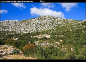 Blick auf Mrčevo und Umgebung auf der Straße nach Kliševo/Orašac