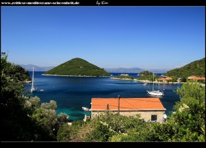 Blick auf die Bucht vom Parkplatz aus