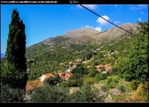 tolle Ausblicke auf die Landschaft und Brsecine von der Straße Trsteno - Majkovi