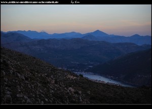 Rauf nach Osojnik mit tollem Blick in den Ombla Canyon, auf den Snjeznica-Gebirgszug und die Berge Montenegros