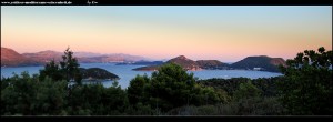 Auf dem Berg Sv. Nikola mit gleichnamiger Kirche mit sensationellem Ausblick über die Küste bis Dubrovnik und sogar die Gebirge Montenegros, sowie die süddalmatinische Inselwelt