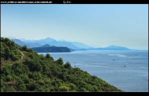 Auf dem Weg runter zur Bucht, mit schönem Ausblick