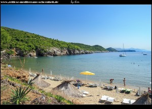 angekommen am Strand Šunj