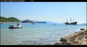 angekommen am Strand Šunj