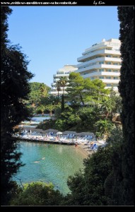 Blick auf das Hotel Lofodia