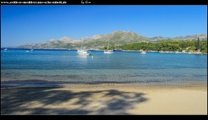 Der kleine Sandstrand