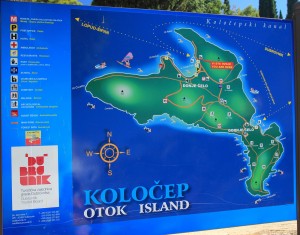 Koločep Map