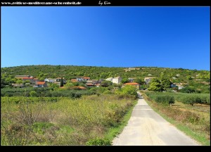 Straße nach Brguljac - Blick zurück auf Podstražje