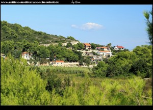 Blick auf die Uvala Milna und Ženka