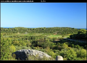 Podselje mit Bick auf das Velo Polje und die Insel Sušac im Süden