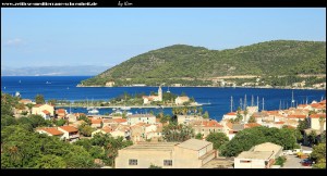 Stadtteil Luka mit Hafen und großem Palmenpark und Prirovo