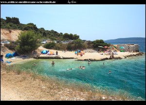 Rt Okrug und die südlich davon gelegenen Bucht Krušica