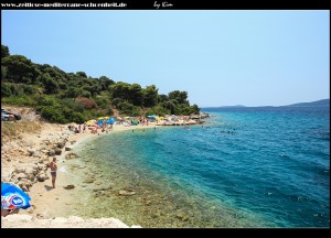 Rt Okrug und die südlich davon gelegenen Bucht Krušica