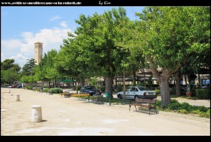 die westliche Promenade mit Cafemeile