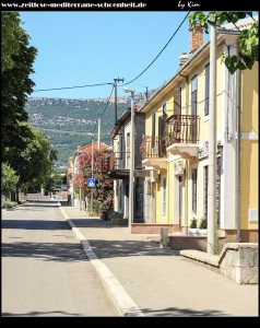 Straße zur Gospa od Ružarija und in Richtung Magistrale