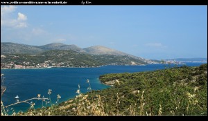 Blick auf die Bucht von Marina in Richtung Osten