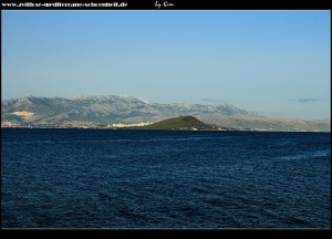 Slatine Ausblick auf die Halbinsel Marjan und das Mosor-Gebirge
