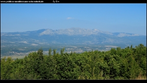 Blick auf das Kamešnica-Gebirge