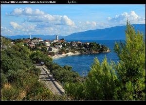 Blick auf Gradac von Norden kommend