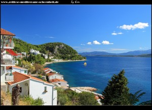 toller Ausblick von der Magistrale auf Živogošće-Porat und Pelješac