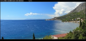 In Porat mit Blick auf Igrane und Brač