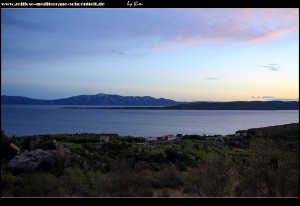 Abendstimmung in Živogošće-Strnj