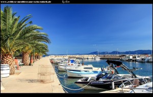 am Hafen von Živogošće-Blato