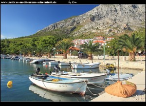 am Hafen von Živogošće-Blato