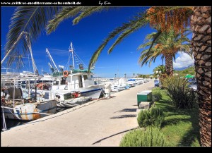 Spaziergang am zentralen Platz und am Hafen entlang