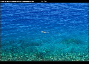 Am östlichen Ortsausgang bei Podgora - Blick zurück auf donji Tučepi