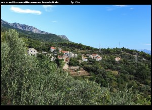 Blick auf Čovići