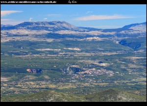 Auf dem Sv. Jure mit Blick auf Imotski und seine Seen