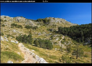 Wanderung hoch zum Vošac