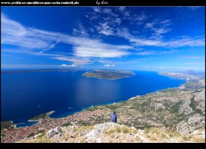 Auf dem Vošac mit sensationellen Ausblicken auf Küste, Gebirge und Inseln