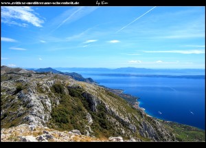 Auf dem Vošac mit sensationellen Ausblicken auf Küste, Gebirge und Inseln