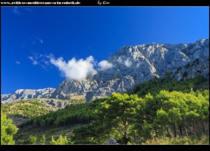 Blick auf den Felsen "Babin Zub" oder auch "Ključ" genannt