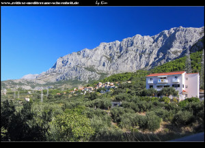 In Batinići mit Blick auf Puharići