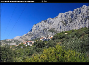 In Batinići mit Blick auf Puharići