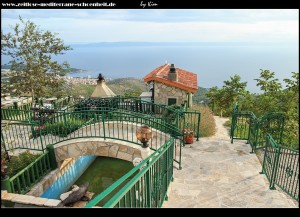 Veliko Brdo - im Restaurant Panorama mit tollem Ausblick