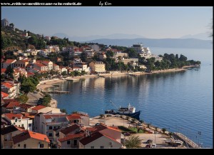 Ausblick auf Podgora von Galebova Krila aus