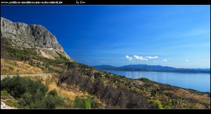 altes Podgora mit Blick auf Pelješac