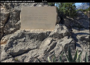 Gedenktafeln in alt-Podgora