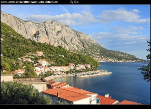 Blick auf Čaklje
