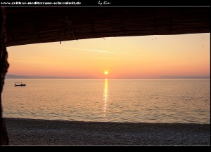 Sonnenuntergang in Podgora